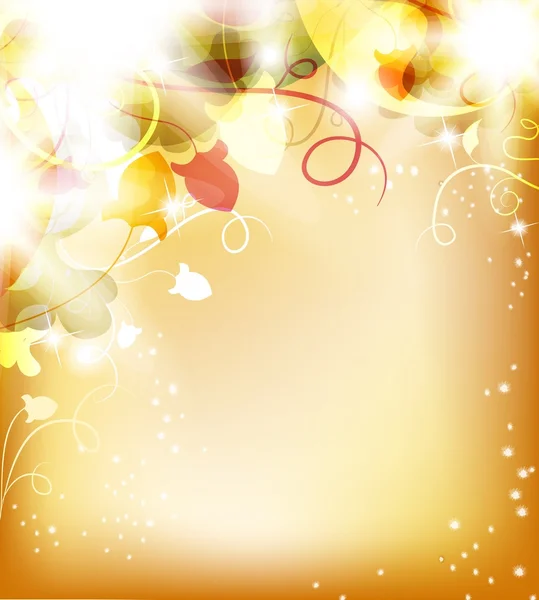 Golden flower background — Stock Photo, Image