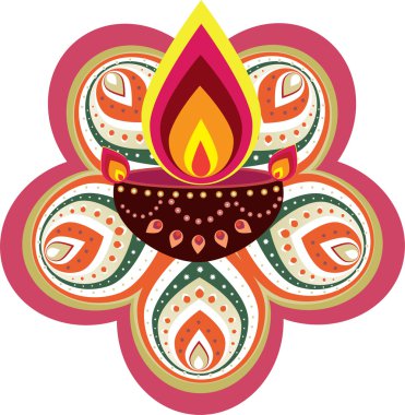 Indian pattern icon clipart