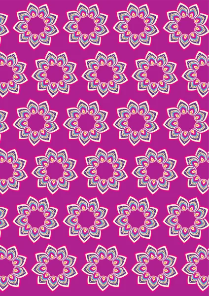 꽃 패턴 그래픽 디자인 — 스톡 벡터