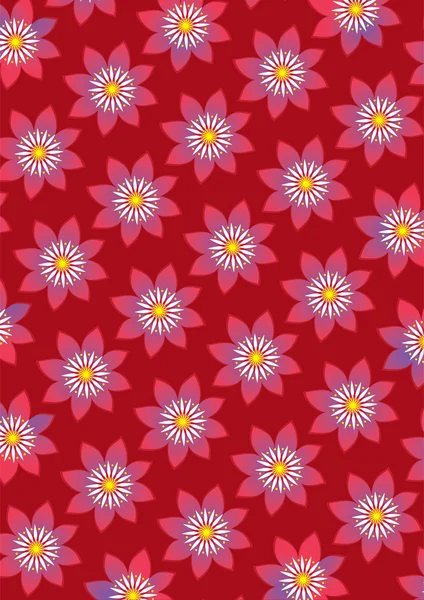 花パターンのグラフィック デザイン — ストックベクタ