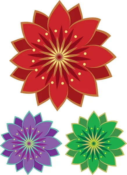 Квітковий візерунок графічний дизайн — стоковий вектор