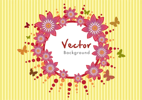 Patrón de flor — Vector de stock
