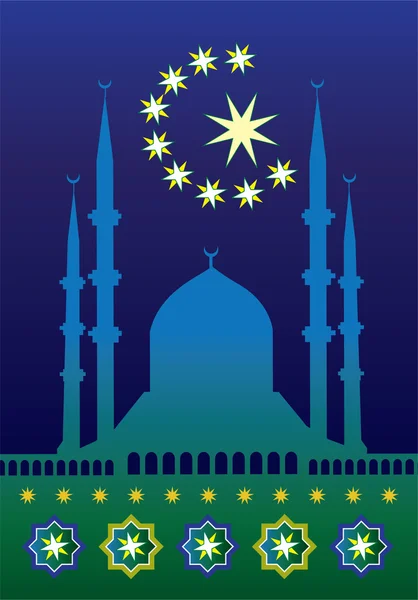 Modèle musulman — Image vectorielle