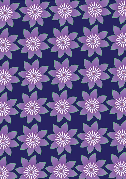 Patrón de flor — Archivo Imágenes Vectoriales
