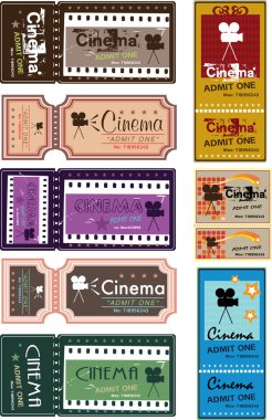 Movie ticket clipart