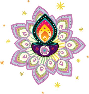 Colorful Indian Pattern clipart