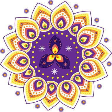 Colorful Indian Pattern clipart