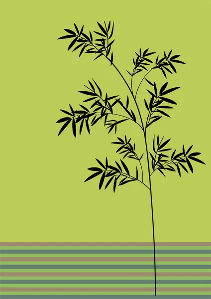 Icono de bambú — Archivo Imágenes Vectoriales