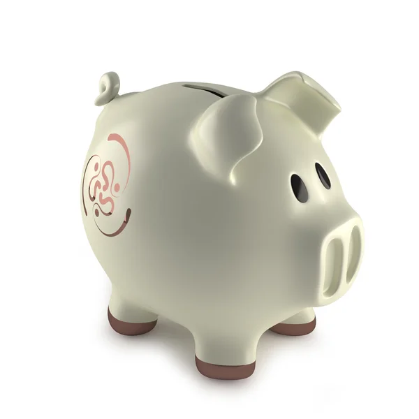 Elegant piggy bank — Stock Photo, Image