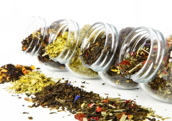 Tea, különböző — Stock Fotó