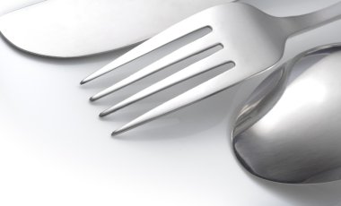 Spoon, knife and fork clipart