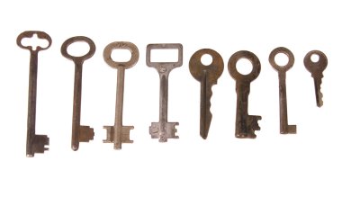 Old key set clipart