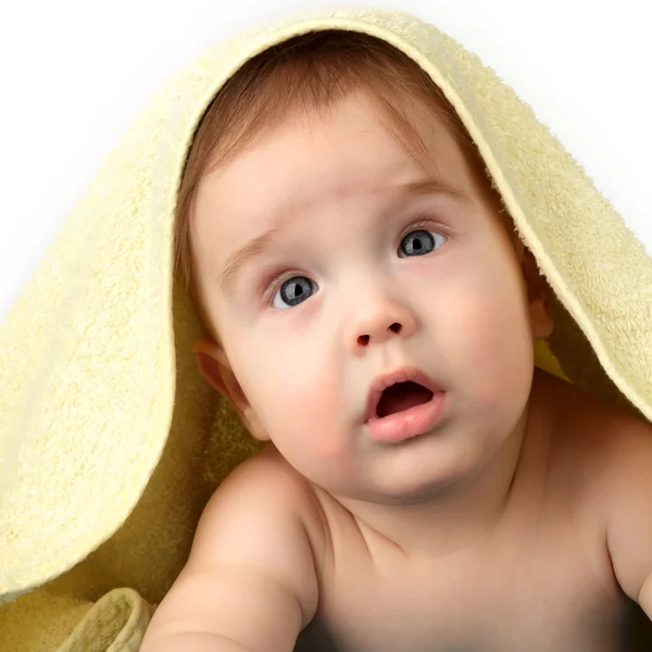 Baby after bathing — Stock Photo, Image