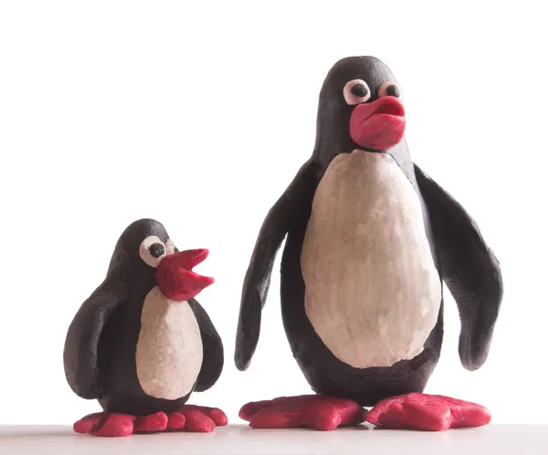 Hand made penguins — Stock Photo, Image