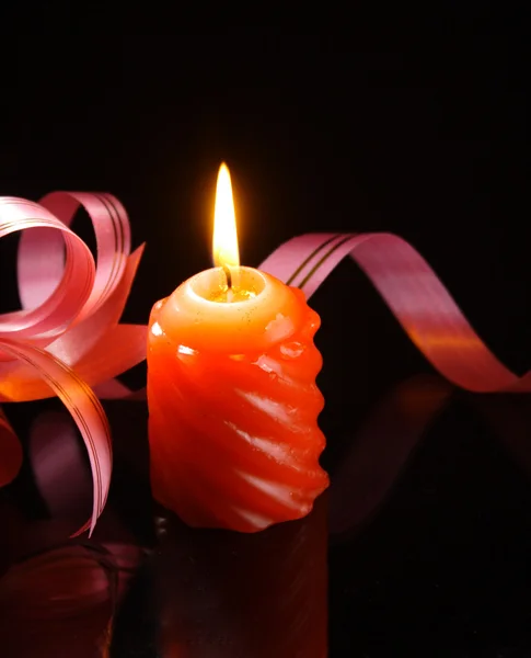 촛불이 달린 크리스마스 장식 — 스톡 사진