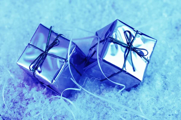 Weihnachtsgeschenkbox — Stockfoto