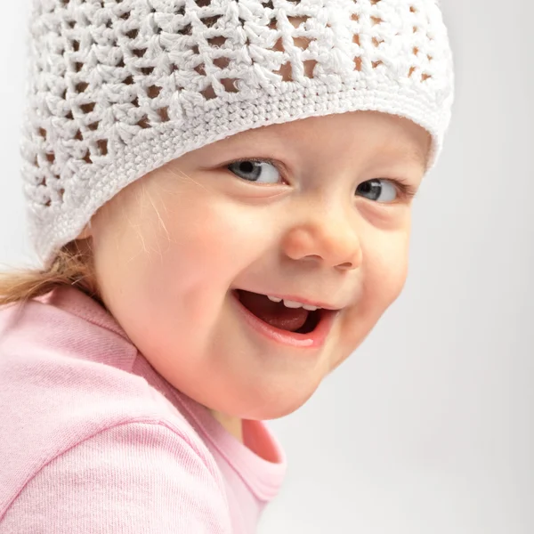 Baby in positiviteit emotie — Stockfoto