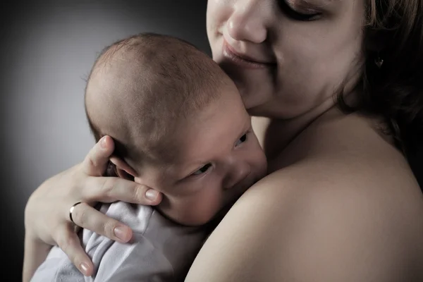 Bebek ve anne — Stok fotoğraf