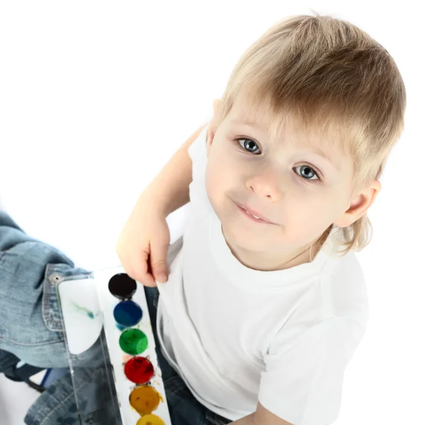 Child painting — Stock Photo, Image