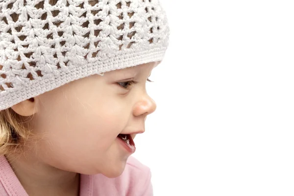 Bebé feliz con gorra —  Fotos de Stock