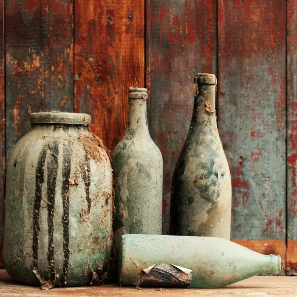 stock image Old bottles