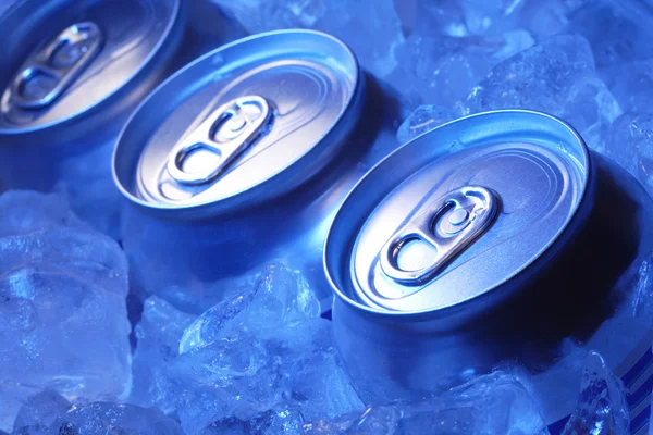 Beer and ice — Stock Photo, Image