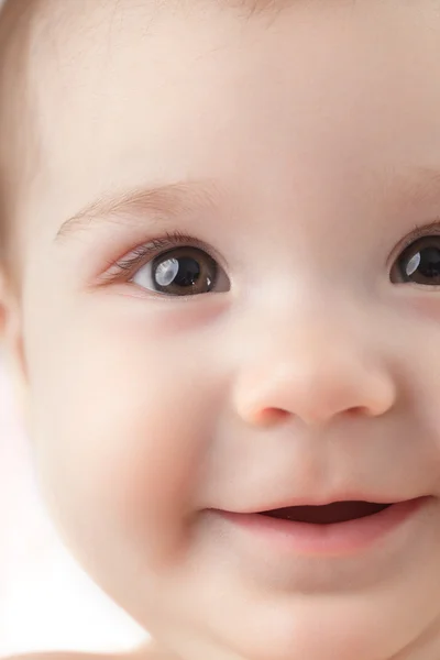 赤ちゃんの顔クローズ アップ — ストック写真