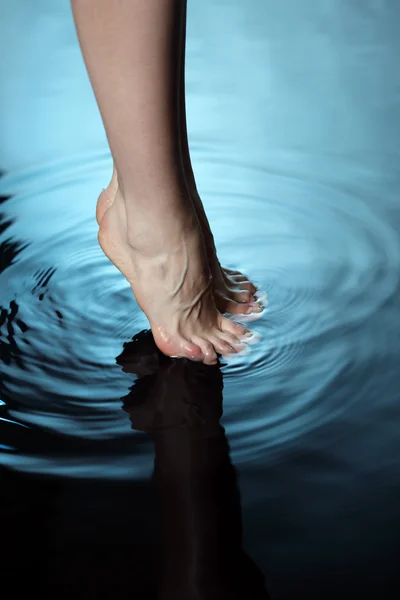 Stock image Foot in water