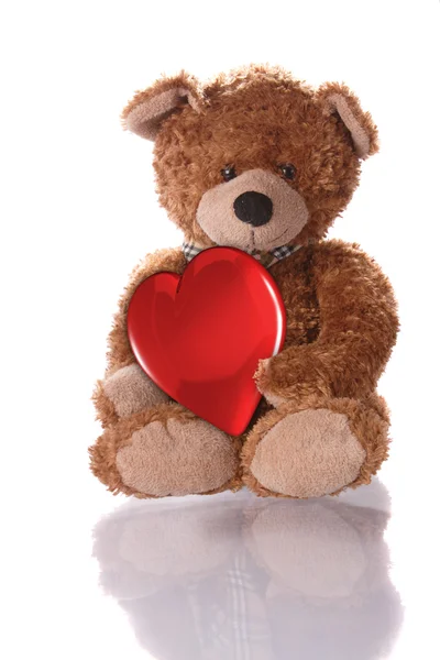 Hjärtans nallebjörn — Stockfoto
