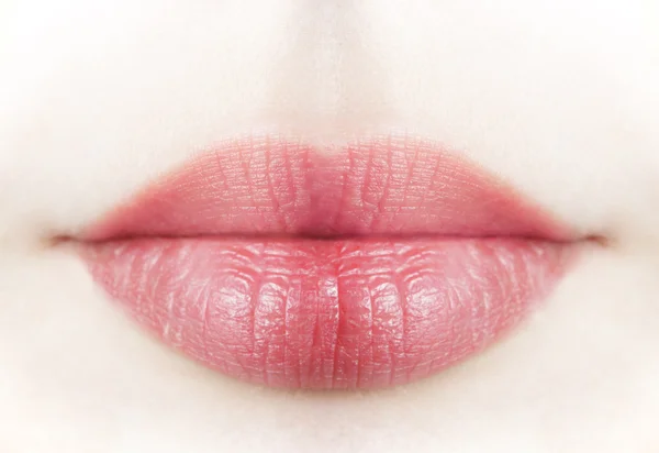 Pink lips — Stock Photo, Image