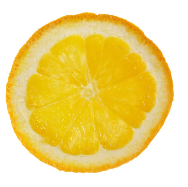 Orange på vit bakgrund — Stockfoto