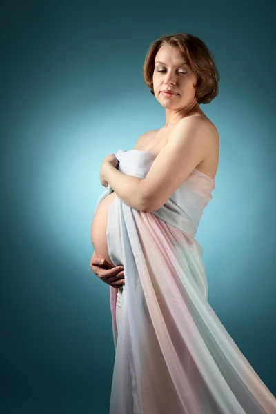 Gravid kvinne – stockfoto