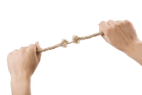 Overstrain rope — Stock Photo, Image