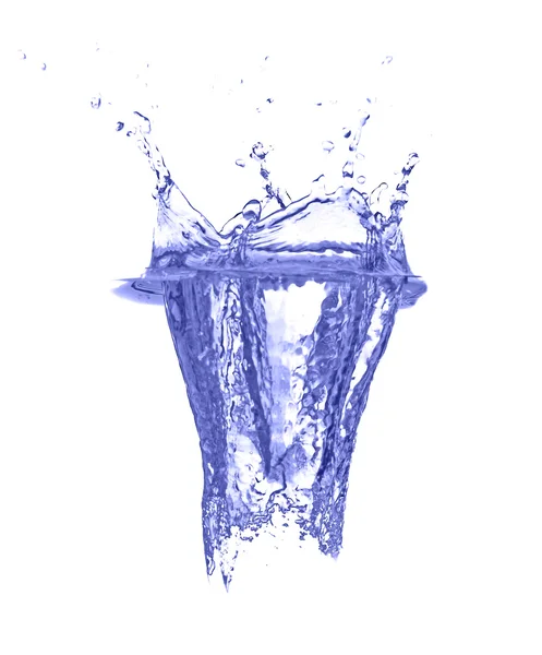 Sauberes Wasser und Wasserblasen — Stockfoto