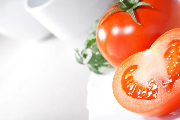 Dvě rajčata — Stock fotografie