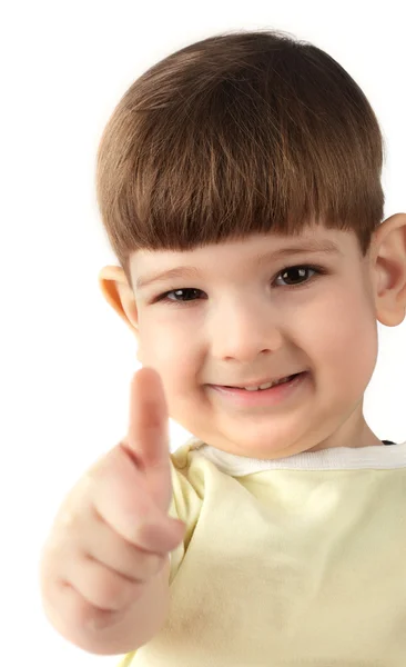 Boy giving OK Royalty Free Stock Images
