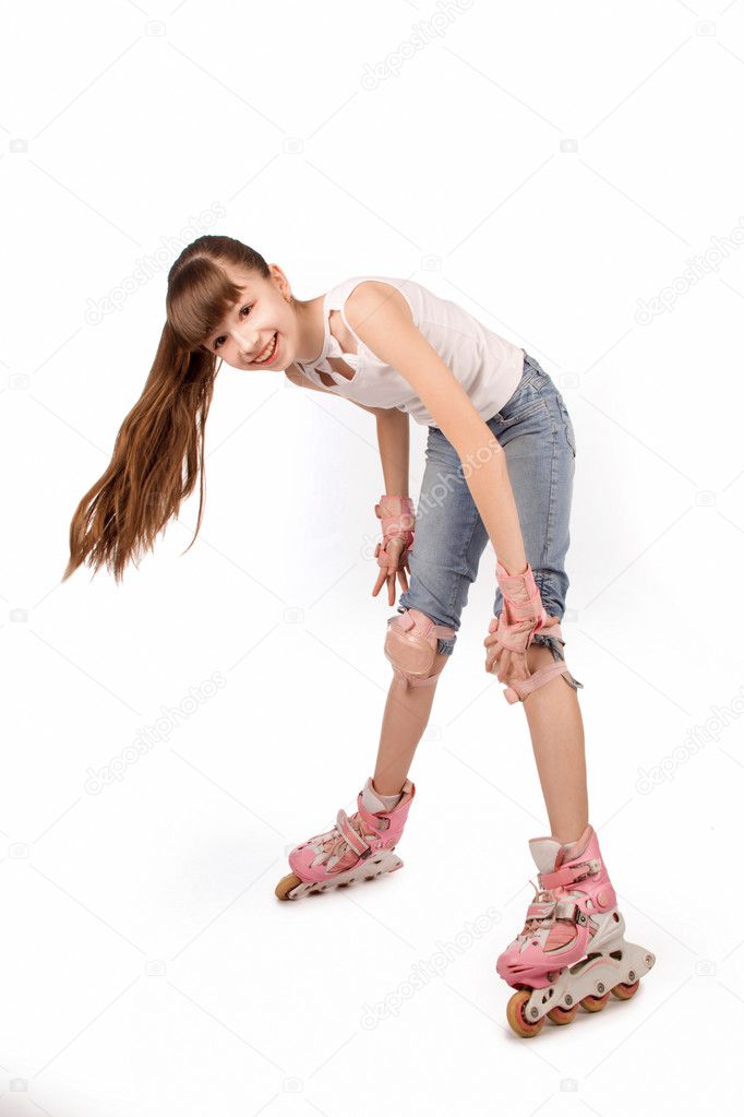 Girl skating