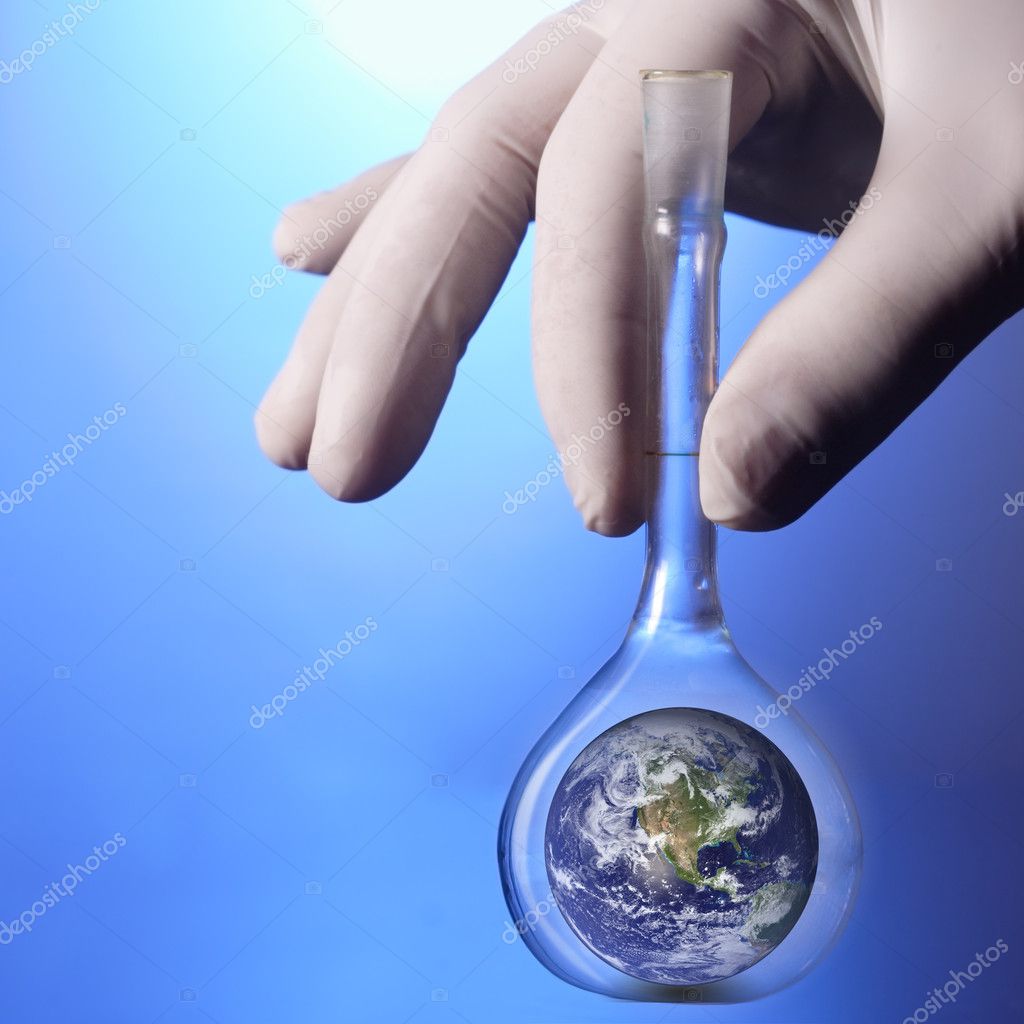 Earth in retort — Stock Photo © chepko #5646088