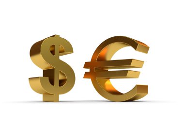 dolar ve euru işareti