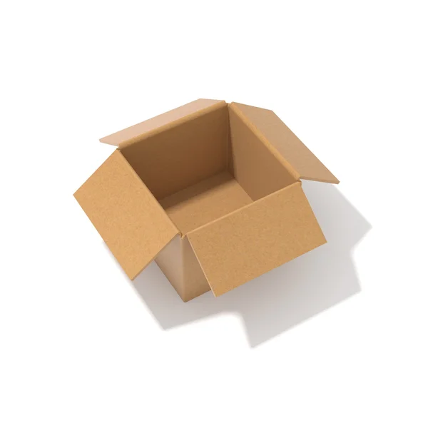 Caja de cartón vacía — Foto de Stock