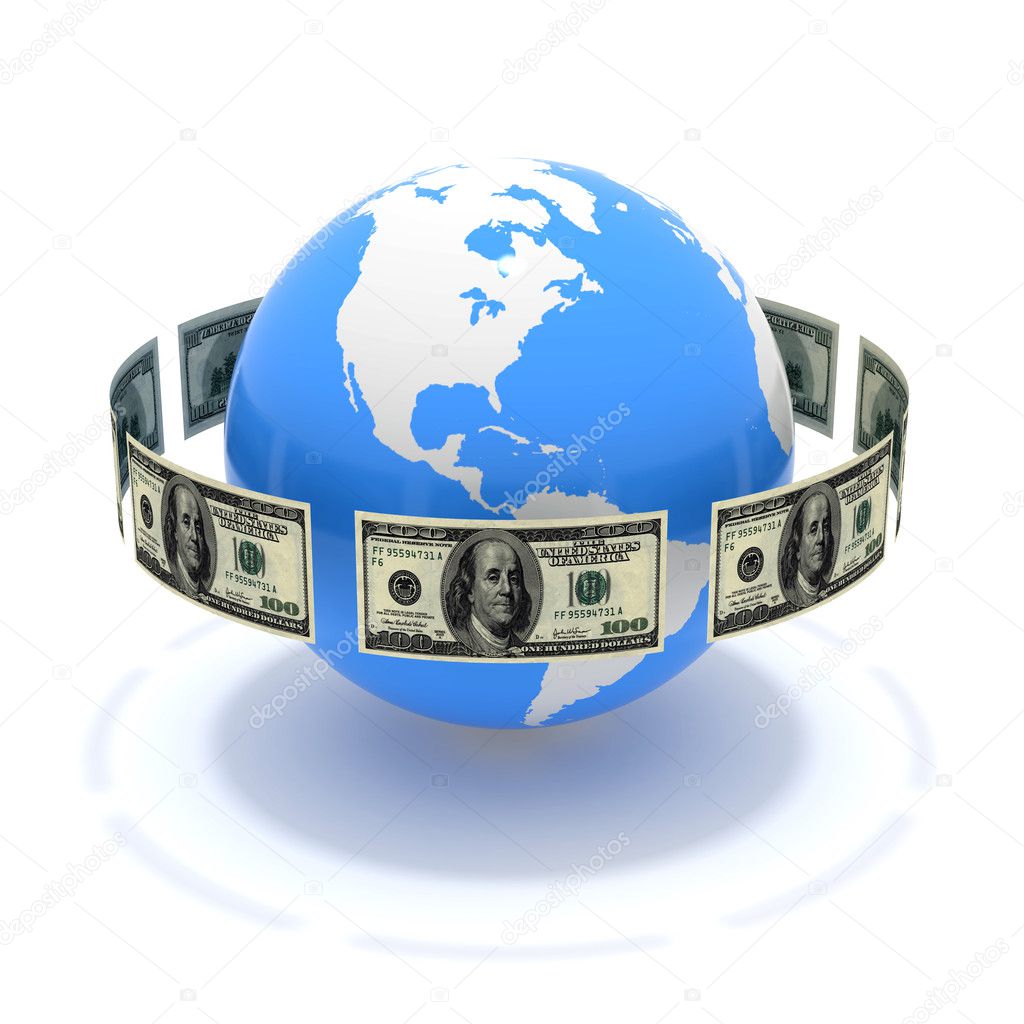 Dollars around globe