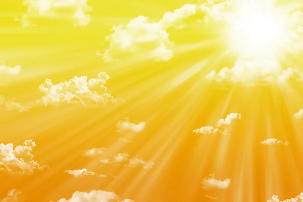 Теплое солнце — стоковое фото