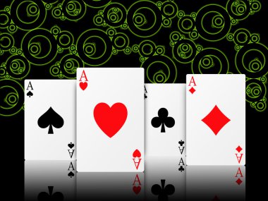 Poker aces clipart