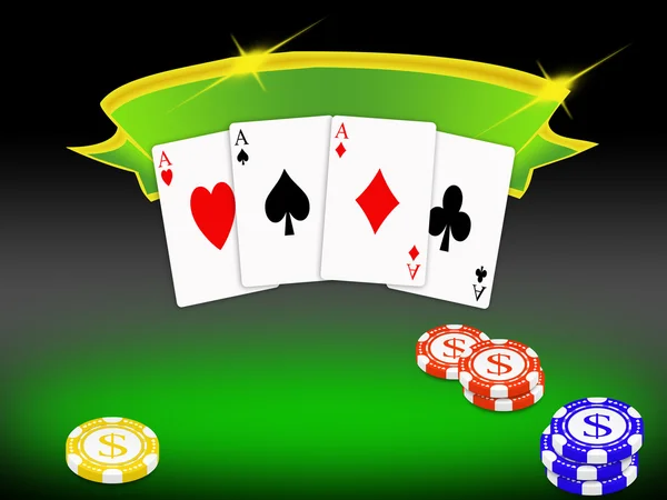 Póker háttér — Stock Fotó