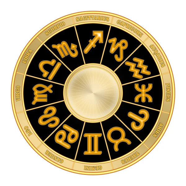 Zodiac wheel — Stock Photo, Image
