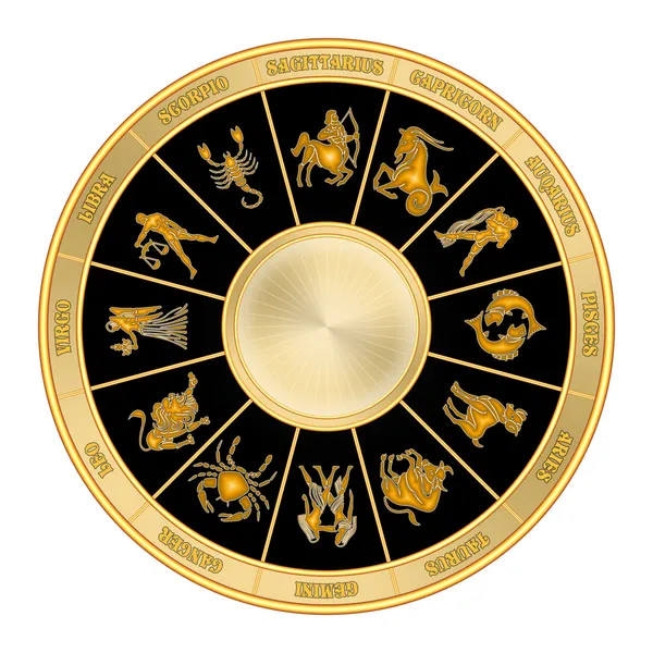 Roda do zodíaco — Fotografia de Stock
