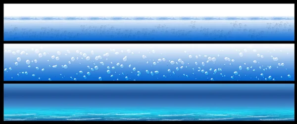 stock image Water banner set