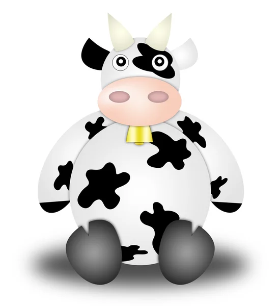 Коровий мультфильм — стоковое фото