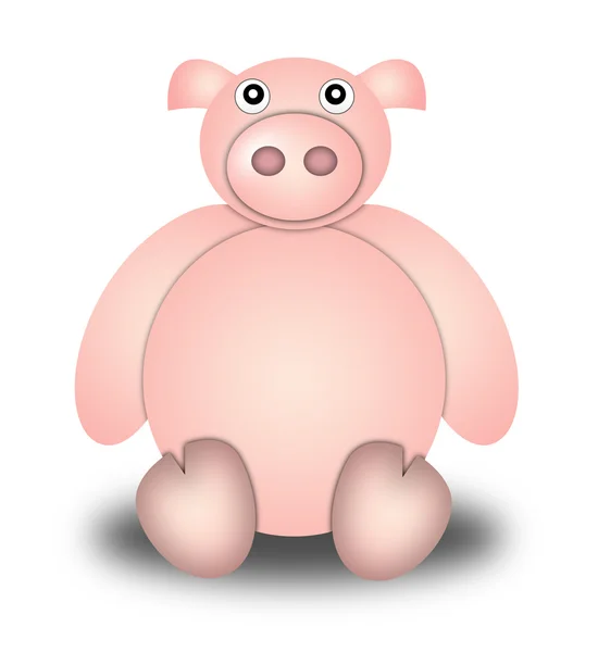 Desenhos animados de porco — Fotografia de Stock