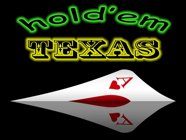 Texas hold'em — Zdjęcie stockowe